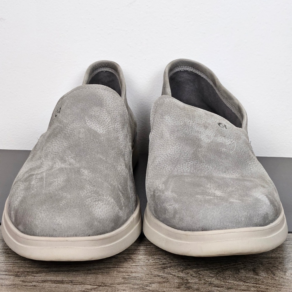Cole Haan Mens Loafers Size 13 OriginalGrand Grey Nubuck Leather Slip On C39556 - Picture 9 of 11
